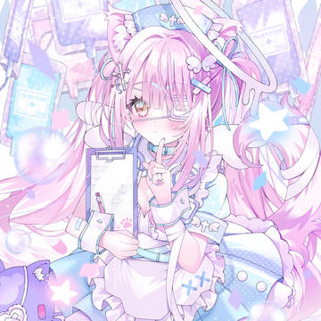 眼帯ナースちゃん🩷🩵