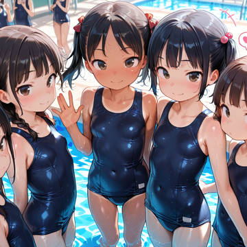 【初投稿】スク水の女の子たちの日常風景