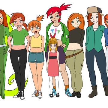 Red Head Cartoon Girls