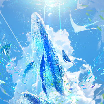 夏空がサイダーのように弾ける