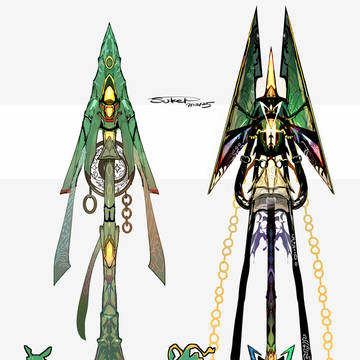 レックウザ・メガレックウザモチーフの武器(ポケモン)