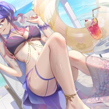 巨水着お姉さん
