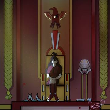 Raven Branwen Throne Room
