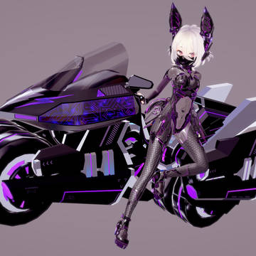 【场景配布】EvilFallMotor 恶堕战斗员专用摩托