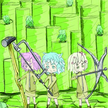 エメラルドオウル狩り　リナ！