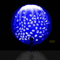 クラゲの水槽