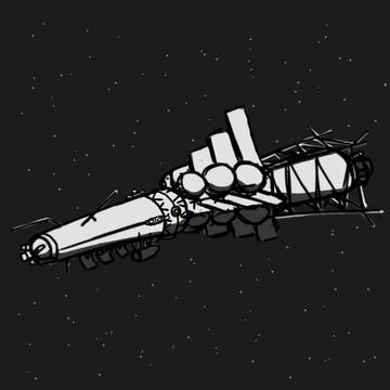 落書き宇宙船