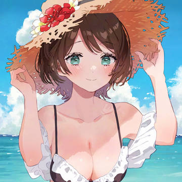 みひろちゃんと海に来ました
