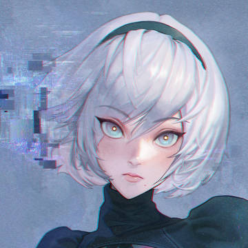 Nier Automata 2B Fan Art (2025)