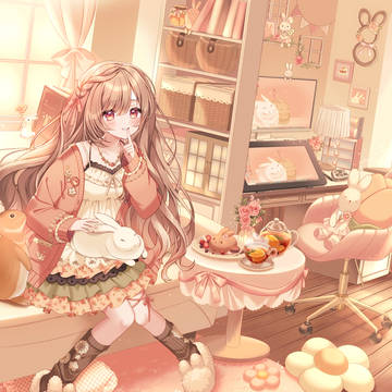 うさぎと一緒🐇