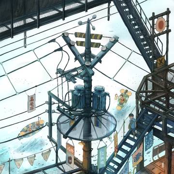 ▼電柱通路