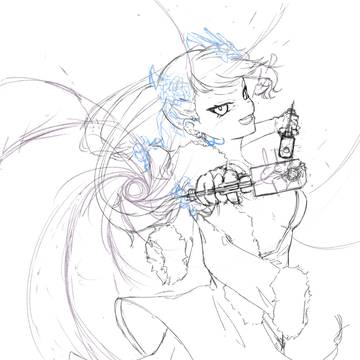 描きかけ対偽乳セナリィ＋投げちゃった過去絵達