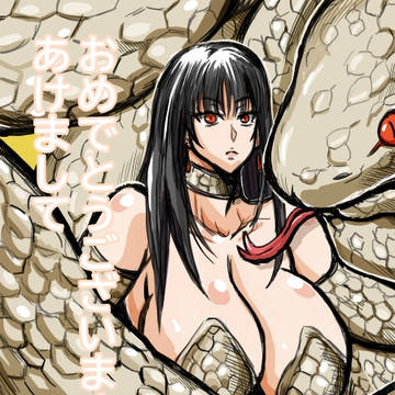2025年 巳年娘 年賀絵☆