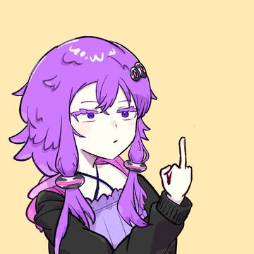 普通に中指とか立ててくるタイプの結月ゆかり