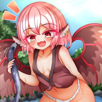 うなぎを獲るみすち