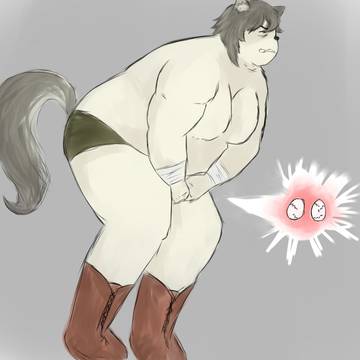 Hurt by low blow