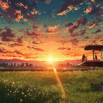 夕暮れの帰り道