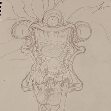 デビル大蛇とウタ