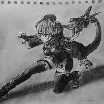 Orpheus ZZZ (traditional fanart)