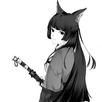 星見雅 黒白