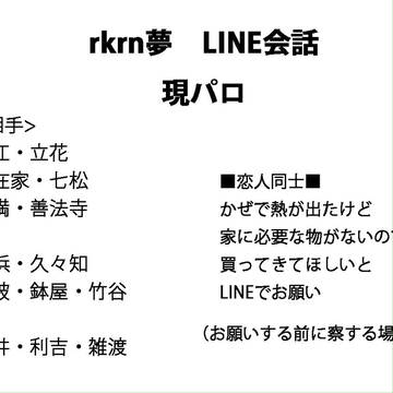 【LINE風画像】発熱彼女から買い物のお願い