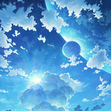青を湛える星