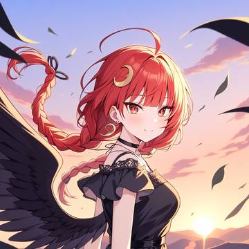初のオリキャラと夕暮れ