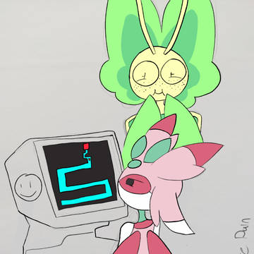 Lurantis y leavanny
