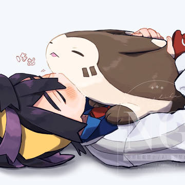 はむっ…もふ…