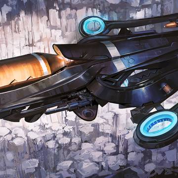 Brushstroke Ship