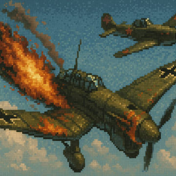 Stuka Got shoot from yak 2