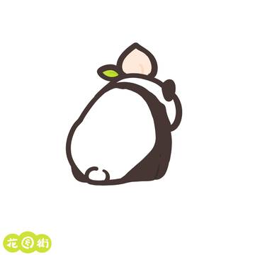 🍑桃が落ちないように、今日もがまん。