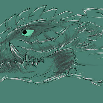 指で描いたリバガメ