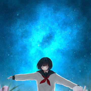 夜空に咲く