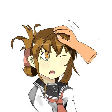 電ちゃん頭なでなで
