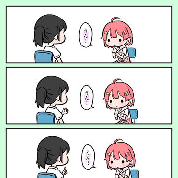 マネちゃんに叱られてる時のみこちゃん