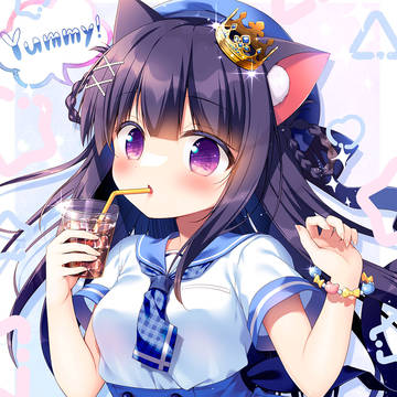 🐈⬛「水分補給しよー!」