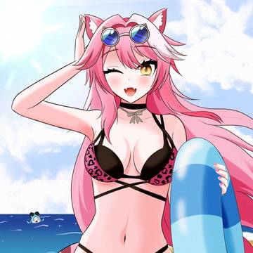 Raora on the beach