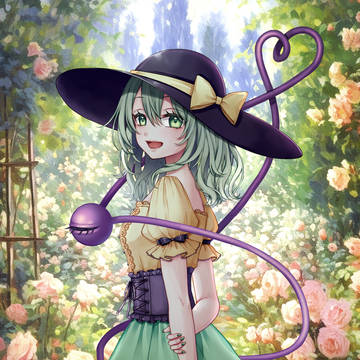 薔薇園の少女