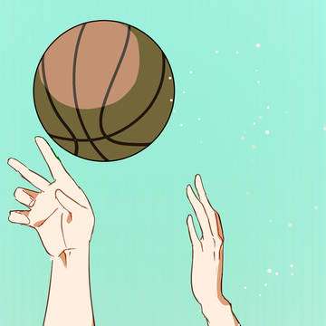 シュートする流川くん