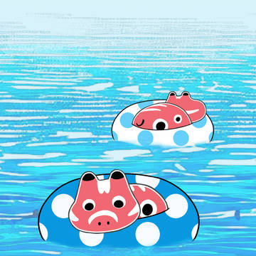 浮き輪べこ