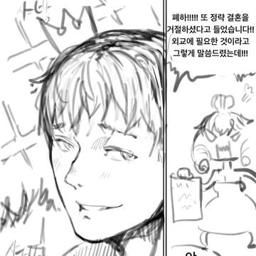 똑똑한 왕비가 멍청한 왕 뒤에서 암약 하는 만화 8화