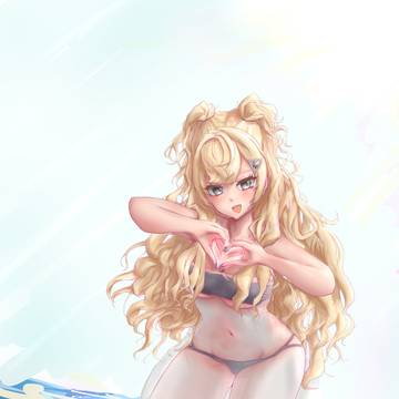 真夏の海で
