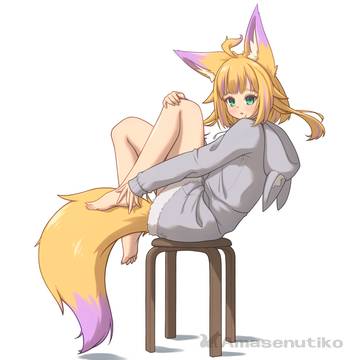 ねつき（ショートヘア）