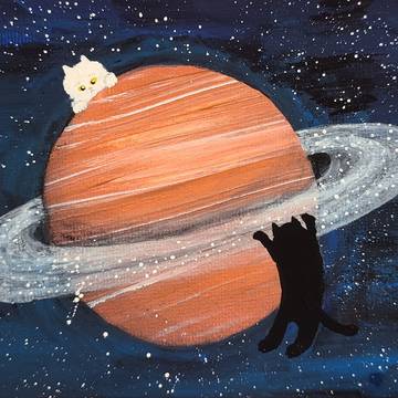 白猫と黒猫