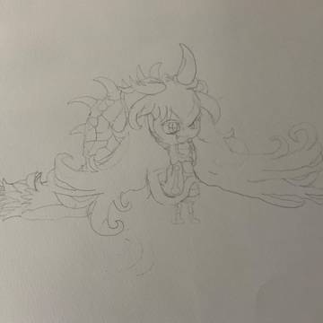 寝起きで描いたグリガ