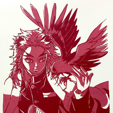 鬼滅の刃切り絵ログ2