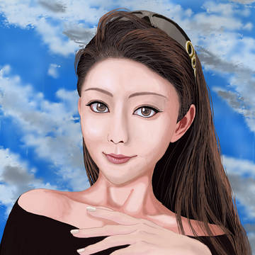 明眸なる夏の白詩