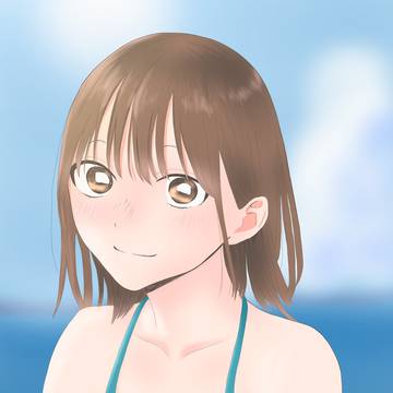 水着な千夏先輩