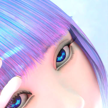 女性モデル「ラビ」